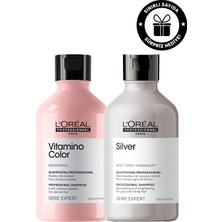 L'Oréal Professionnel Renk Canlandırma ve Işıltı Seti - Açık Sarı - Gri - Beyaz Yıpranmış Saçlar İçin