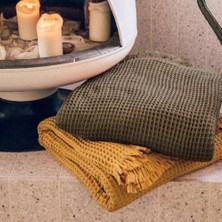 Polo Maison Hermes Waffle Çift Kişilik Çağla Yeşili Pike 220X240 cm