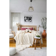 Polo Maison Hermes Waffle Pike Çift Kişilik Beyaz 220X240 cm