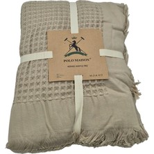 Polo Maison Hermes Waffle Pike Çift Kişilik Taş 220X240 cm