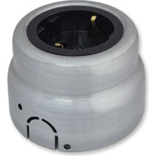 Flaş Spot Celsus Galvaniz Loft Retro Sıva Üstü Priz