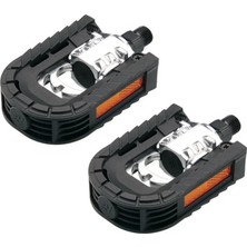 Epic Katlanır PDL-210 Bisiklet Pedalı Alüminyum/Plastik/Metal Malzeme ile Siyah/Gümüş Renk