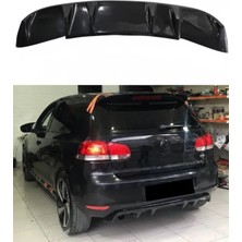 Volkswagen Golf 6 Rieger Difüzör (Plastik) ⚡ Sportif ve Dayanıklı Tasarım!