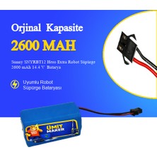 Sunny SNYRBT12 Hero Extra Robot Süpürge 2600 Mah Batarya