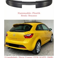 Seat Ibiza 6j Coupe Sport Style Spoiler (2009-2019) ⚡ Sportif ve Şık Tasarım!