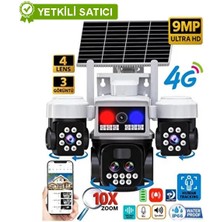 O-Kam 5051 4g Solar 10X Optik Zoom 3 Lens Kamera