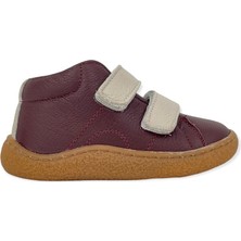 Nubebe Runner Ultra Soft Taban Casual Ayakkabı Bordo-Krem