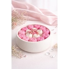 Dekoratif Gül Mum - Kase El Yapımı Çiçek Mum - Hediyelik Kokulu Mum