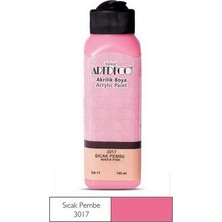 Artdeco Akrilik Boya Sıcak Pembe 3017 Renkli 140 ml Özellikli Sanatsal Malzeme