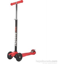 Voit Mini Scooter Kırmızı 2+ Yaş İçin 3 Tekerlekli Güvenli ve Eğlenceli Taşıma Kapasitesi 60 kg