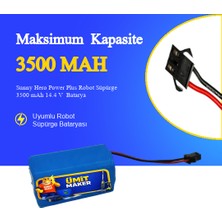 Sunny Hero Power Plus Robot Süpürge 3500 Mah Batarya