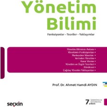 Seçkin Yönetim Bilimi Ahmet Hamdi Aydın Mesleki Hazırlık Kitabı 304 Sayfa Türkçe 7. Baskı