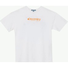 Discovery Expedition Kırık Beyaz Erkek Çocuk Baskılı T-Shirt D6SB-TST3068
