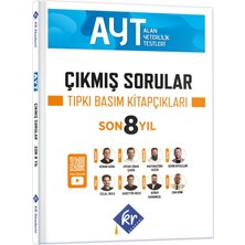 AYT Çıkmış Sorular Son 8 Yıl Tıpkı Basım Kitapçıkları KR Akademi Yayınları