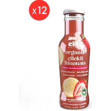 Elite Naturel 12'li Organik Çilekli Limonata 250 ml