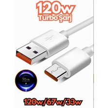 Day Xiaomi 120W/67W/33W Type-C Turbo Şarj Destekli Hızlı Şarj Kablosu (1 Metre)