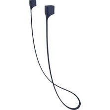 Caseonn Xiaomi Redmi Buds 8 Active Manyetik Boyun Askısı Kulaklık Tutucu Ip Lacivert