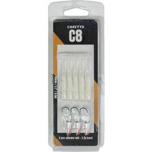 Caretta C8 10CM 10GR 5+3 Silikon Yem