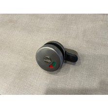 CTR Ticaret Dolu Boş Göstergeli Wc Kapı Kilidi - Paslanmaz Satine - Banyo ve Tuvalet Için