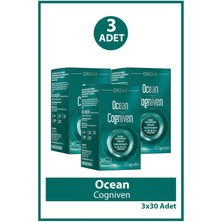 Orzax Ocean Cogniven 30 Kapsül 3 Adet