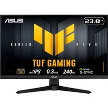 Asus Tuf Gamıng VG249QM5A 23.8 Inc  240Hz 0.3ms HDMI Dp G-Sync Freesync Premium Fhd Fast IPS Gaming