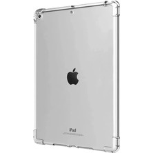 Dimeles Mey Ithalat®  iPad 10.2 (7.nesil) Kılıf Anti Shock Tablet Silikon - Şeffaf