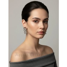 Jivva's Collection Lüks Tasarım Spiral Küpe