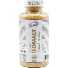 Dr. Gusto Renkli Izomalt (Isomalt) Gold (Altın) 250 gr – Şeker Sanatı ve Pasta Dekorasyon Için