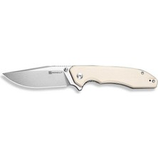 Sencut Sylor Ivory G10 Handle Stonewashed D2 Blade Çakı