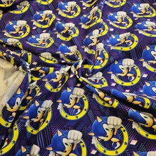 Kaf Kumaş Dijital Baskılı Penye Süprem Kumaş | %95 Pamuk %5 Elastan | Renkli