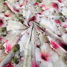 Kaf Kumaş Dijital Baskılı Penye Süprem Kumaş | %95 Pamuk %5 Elastan | Renkli