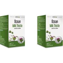 Orzax Ocean Milk Thistle 30 Tablet 2\'li Paket