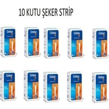 Bayer Contour Ts Kan Şekeri Test Stripi 50\'li 10 Kutu