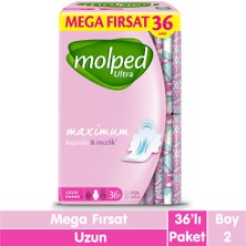 Molped Anatomik Uzun Ped Mega Fırsat 36 Adet