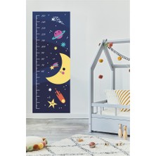 Uykucu Ay Dede ve Kuyruklu Yıldız Çocuk Boy Cetveli – Duvar Cetveli Takip Çizelgesi