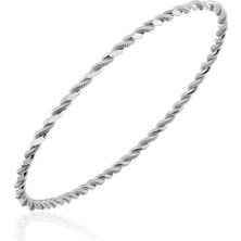 Gekas Kuyumculuk 925 Ayar Gümüş 7 Gram Burma Bilezik