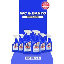Stop Forte 6'lı Tuvalet/wc ve Banyo Temizleyici