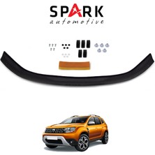 Spark Oto Aksesuar Dacia Duster 2018-2024 Yıl Aralığı Uyumlu Kaput Rüzgarlığı 4mm