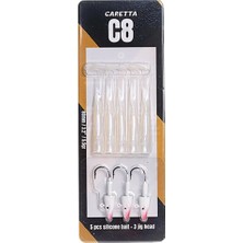 Caretta C8 8cm 5.5gr 5+3 Silikon Yem