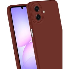 Dimeles Mey Ithalat®  Samsung Galaxy A07 4g First Silikon - Bordo