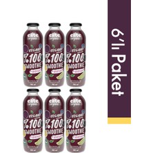 Elite Naturel 6'lı Organik %100 Smoothie Mor 700 ml
