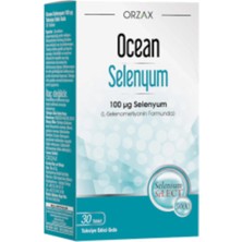 Orzax Ocean Selenyum 100 Mcg 30 Selenyum Takviyesi ( 1 Adet )