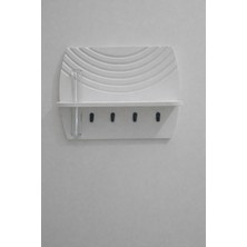 Chic Trove Modern Ahşap Duvar Rafı Askılı Dekoratif Anahtarlık Organizer Raf