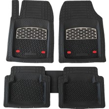 Emn Ford Focus 2 2008-2011 Derin Havuzlu Krom Karbon Paspas Gri Renkli Kaymaz Taban