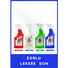 Stop Forte Zorlu Leke Temizleyici Seti 4 x 750 ml Yağ, Kir, Derz, Tuvalet, Banyo İçin Etkili