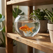 The Mask Elturko Küçük Cam Fanus Küçük Boy Akvaryum 14.5 cm x 11.5 cm