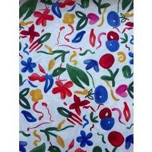 Canlı Renlerde Dijital Baskılı Scuba Kumaş Elbise, Etek, Ev Tekstil Modelleri