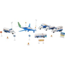 NW NessiWorld 1012381 Yfn Mxx Oyun Set Havaalanı Uçaklı Ses Işıklı Byk Mv