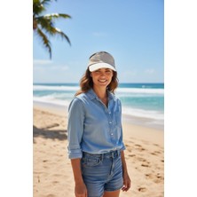 Trend Nexus BEJ VİZÖR ŞAPKA-AYARLANABİLİR TERLETMEZ YAZLIK PLAJ&SPOR