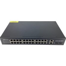 Longline 24 Port Gigabit  370W POE + 2SFP Yönetilebilir L2 Switch